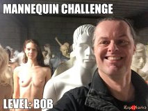 Mannequin challenge. Level: Bob